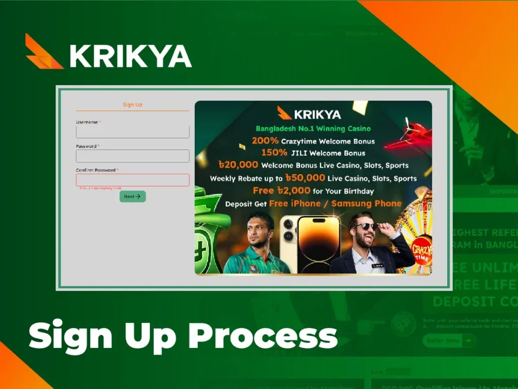 krikya affiliate login